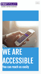 Mobile Screenshot of firstpolicy.com
